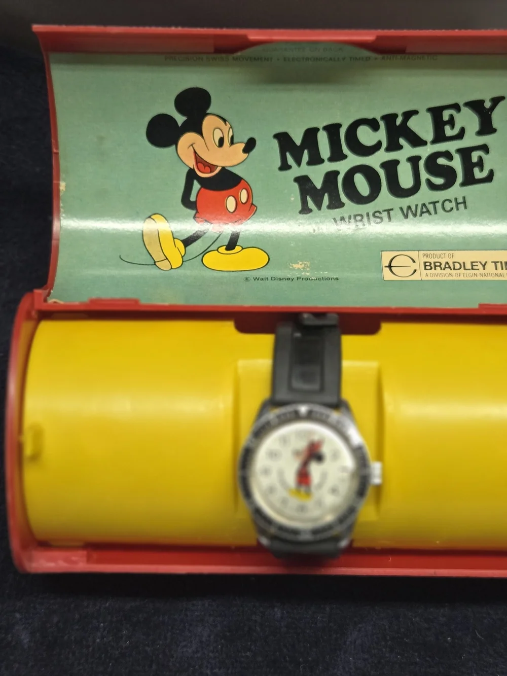 Disney Mickey Mouse Diver Watch By Bradley Time/ Elgin/ Helbros